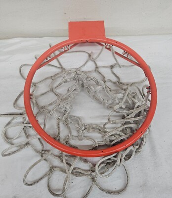 NSG National Sports Games HIGHTOPS Kiddie 14'' Basketball HOOP or RIM w Net GREAT