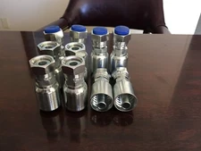 1JS43 8-8 AFTERMARKET HYDRAULIC HOSE FITTINGS 1/2 FLAT FACE 10PK