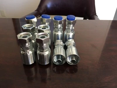 GATOR 1JS43 8-8 AFTERMARKET HYDRAULIC HOSE FITTINGS 1/2 FLAT FACE 10PK