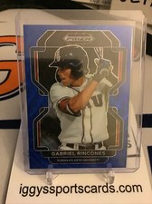 Gabriel Rincones BLUE WAVE PRIZM 2022 Panini Prizm Draft Picks Baseball