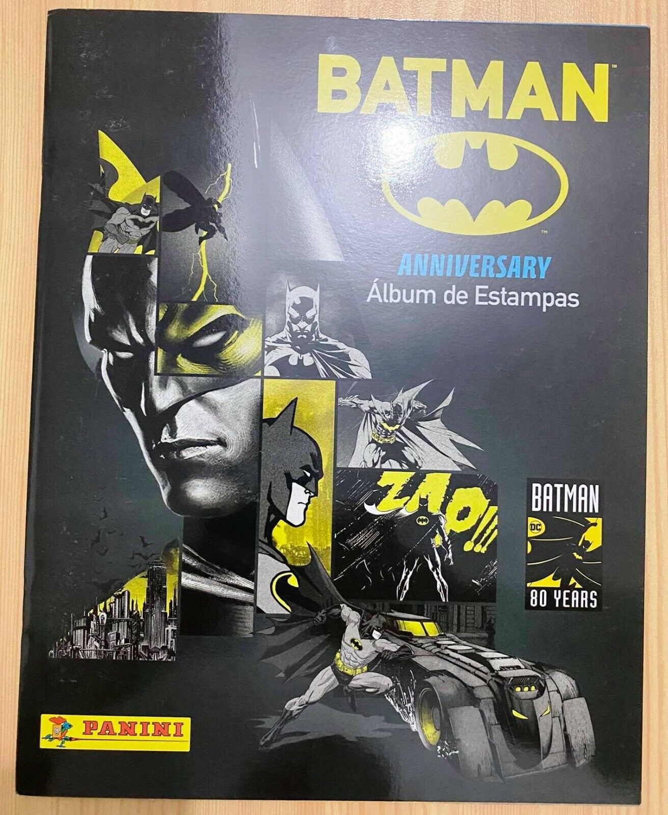 Álbum Panini de Batman 80 años (cubierta blanda) + conjunto completo y  tarjetas | eBay