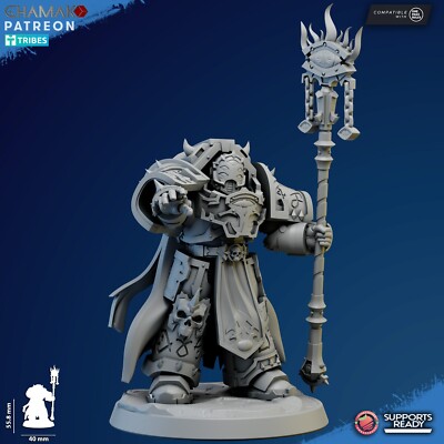 Traitor Warlock Ghamak für Chaos CSM  Terminator Sorcerer Tabletop Sci-Fi #3
