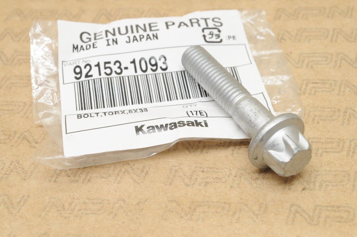 NOS Kawasaki ZG1400 ZR1000 ZR800 ZR900 ZX1400 ZX600 Torx bolt 8x38