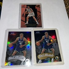 LOT 3 Dirk Nowitzki 1999 UD Ovation BASKETBALL CARD RC ROOKIE Fleer Mystique