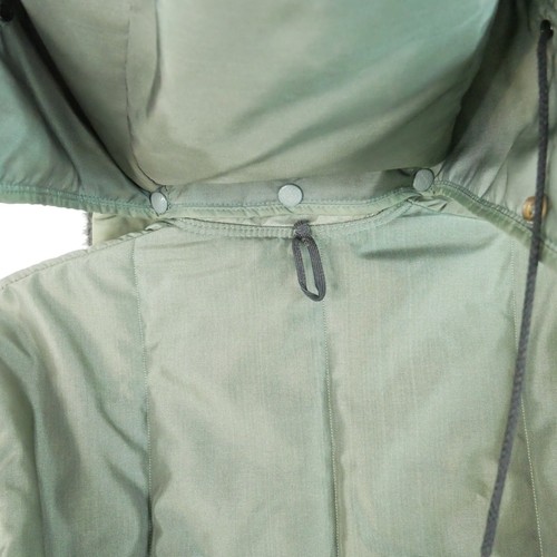 VTG Refrigiwear Green Jacket Coat Iron Tuff Wear Mens Medium Zipper With Hood - Picture 8 of 11