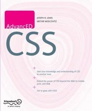 AdvancED CSS, Paperback by Lewis, Joseph R.; Moscowitz, Meitar, Brand New, Fr...