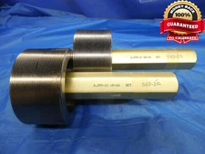 3 7/8 16 UN 2A SET THREAD PLUG GAGE 3.875 GO NO GO P.D.'S = 3.8326 & 3.8267