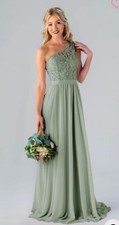 Beautiful Brand new with tags Sage bridesmaid dress size 6