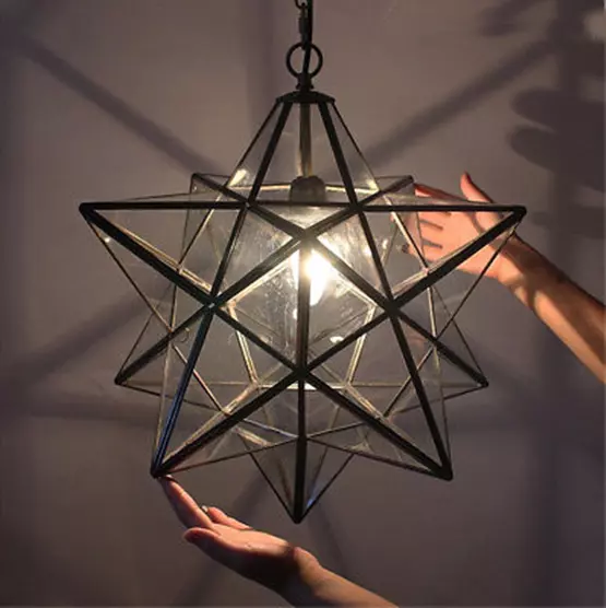 Vintage moravian star light outlet