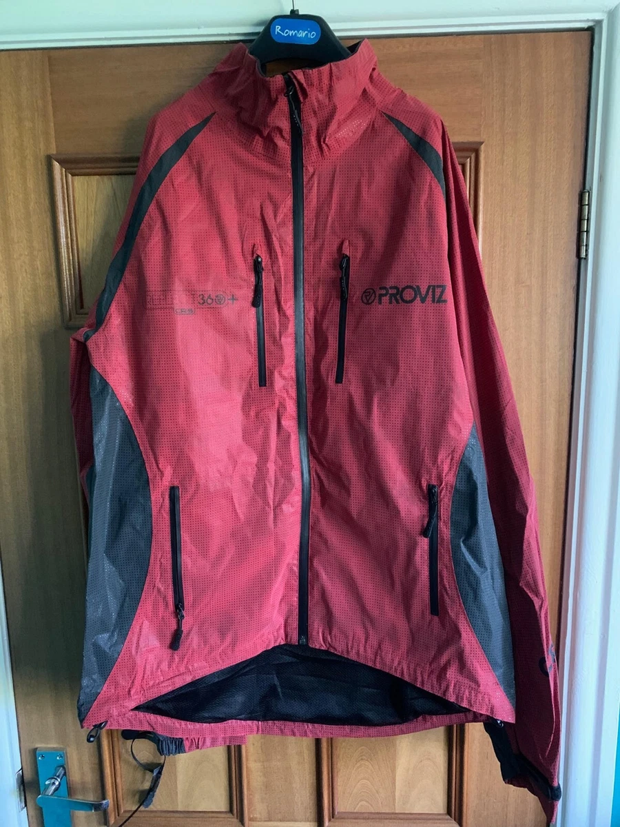 Proviz REFLECT360 CRS Plus Men s Reflective Cycling Jacket Red Coat Extra Large