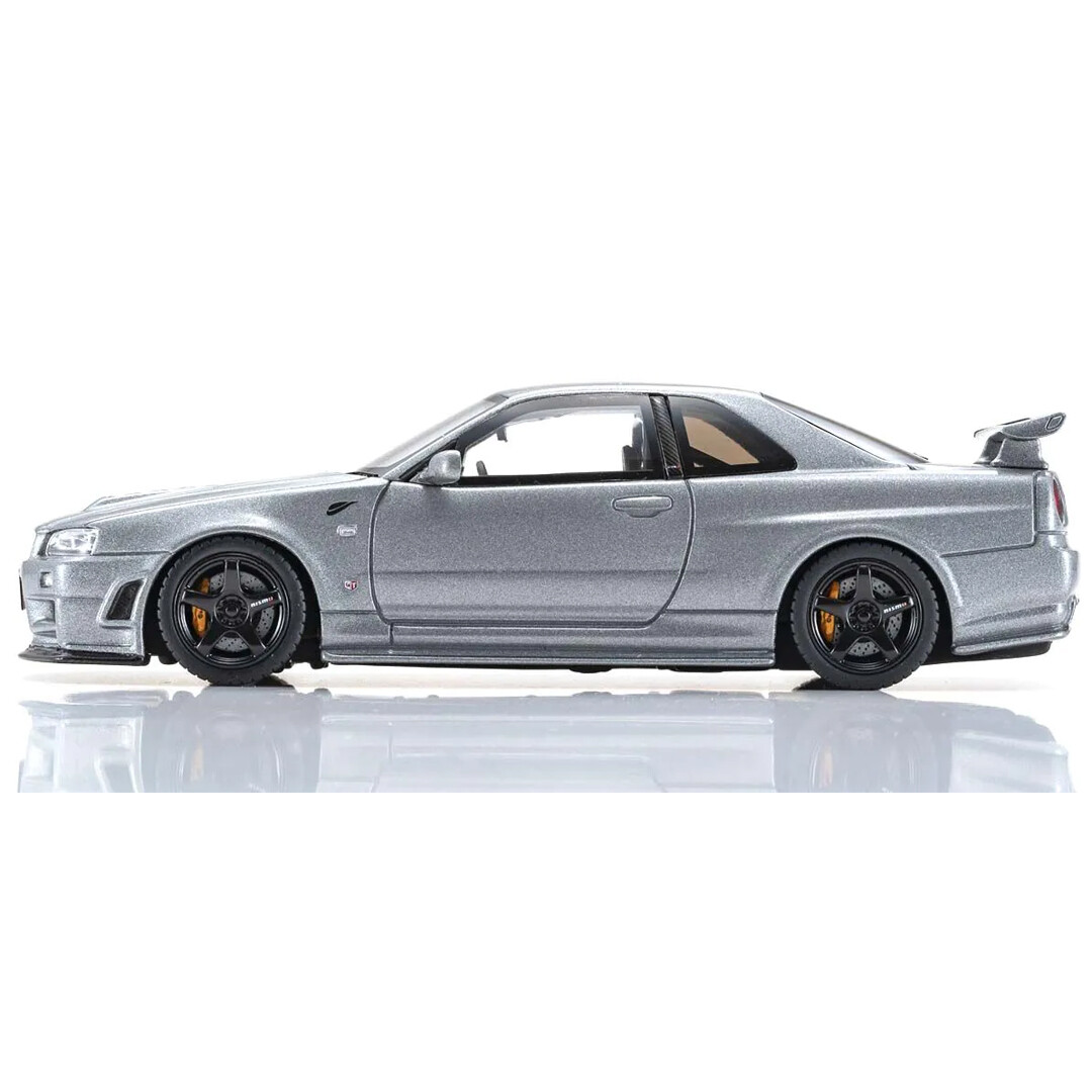 Kyosho KSR43106GR 1/43 Nissan Skyline GT-R R34 NISMO Diecast Gray