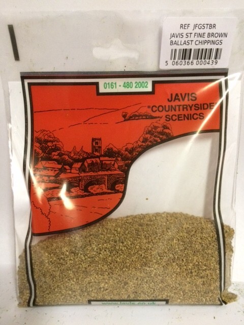 Javis Countryside Scenics Standard Fine Brown Ballast Chippings Scatter JFGSTBR