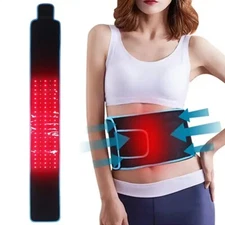 Near Red Infrared Therapy Light Wrap Body Pain Relief Lipo Waist Belt Fat Burn