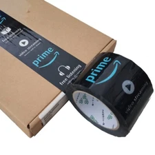 1Roll Self Stick Carton Tapes,Carton Sealing Tape,Amazon Tape,70mm*91m