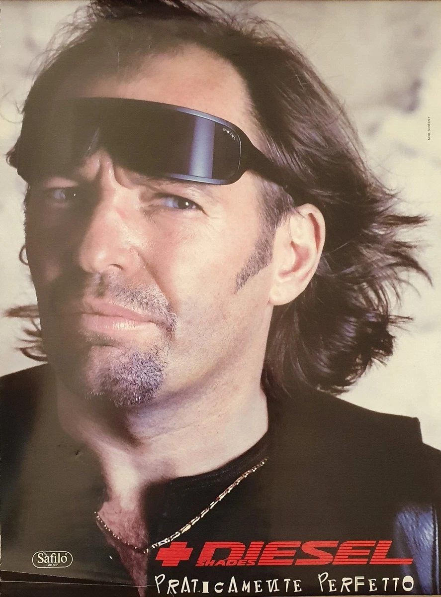 Vasco Rossi Locandina DIESEL anni 90 Praticamente Perfetto
