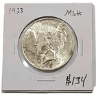 1923 $1 Peace 90% Silver Dollar Excellent Condition Pictures  Luster  BU++