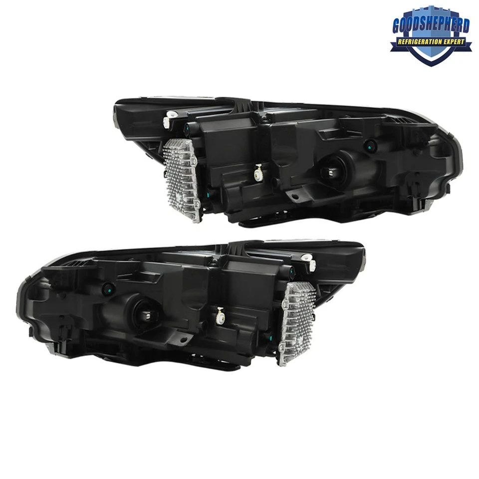 Pair Headlight For Jeep Cherokee 2019-2021-23 Projector LED Headlamps W/Ballast Foto 4 de 4