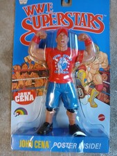 WWE LJN Superstars John Cena Blue Card 