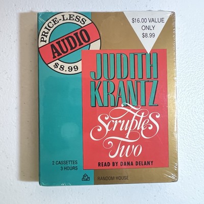 Scruples Two by Judith Krantz (1993, Audio Cassette, Abridged edition)