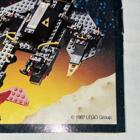 LEGO 6894 Blacktron Invader Space Illustrated Vintage Instruction Manual English