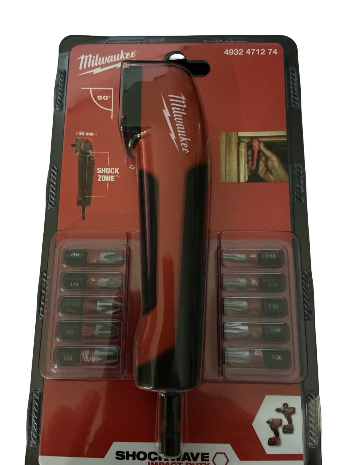 Milwaukee SHOCKWAVE™ CD Right Angle Attachment