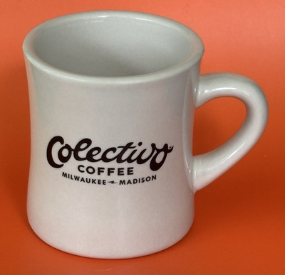 Colectivo Coffee Diner Style Mug Milwaukee Madison Ceramic Coffee Cup 11oz