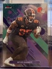 2025 Topps Finest Football Myles Garrett #97 Common Cleveland Browns