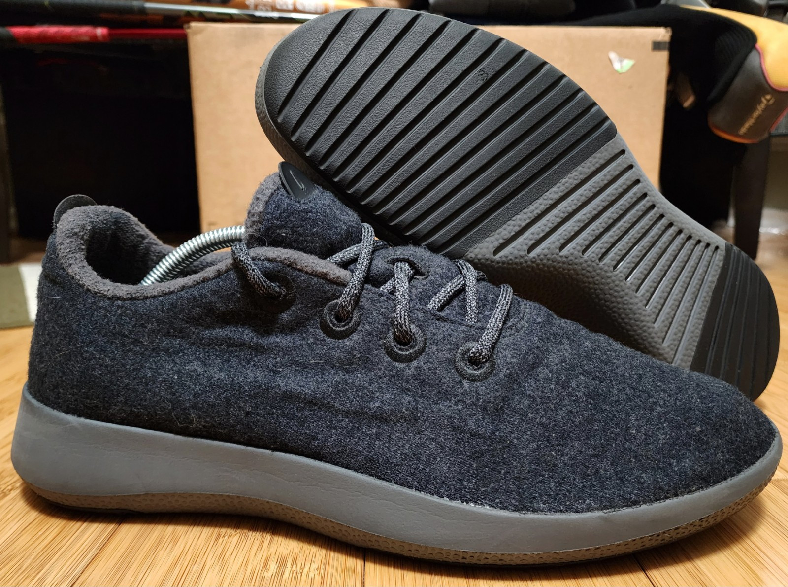 SAOLA Scarpe Allbirds sneakers uomo 12 lana runner mizzle nere corsa comode passeggio