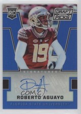 2016 Panini Prizm Collegiate Draft Picks Blue Roberto Aguayo #238 Auto 2d7