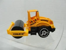 Orange & Black ROAD ROLLER Diecast unbranded VINTAGE