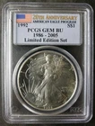 1992 $1 American Silver Eagle Dollar PCGS Gem BU