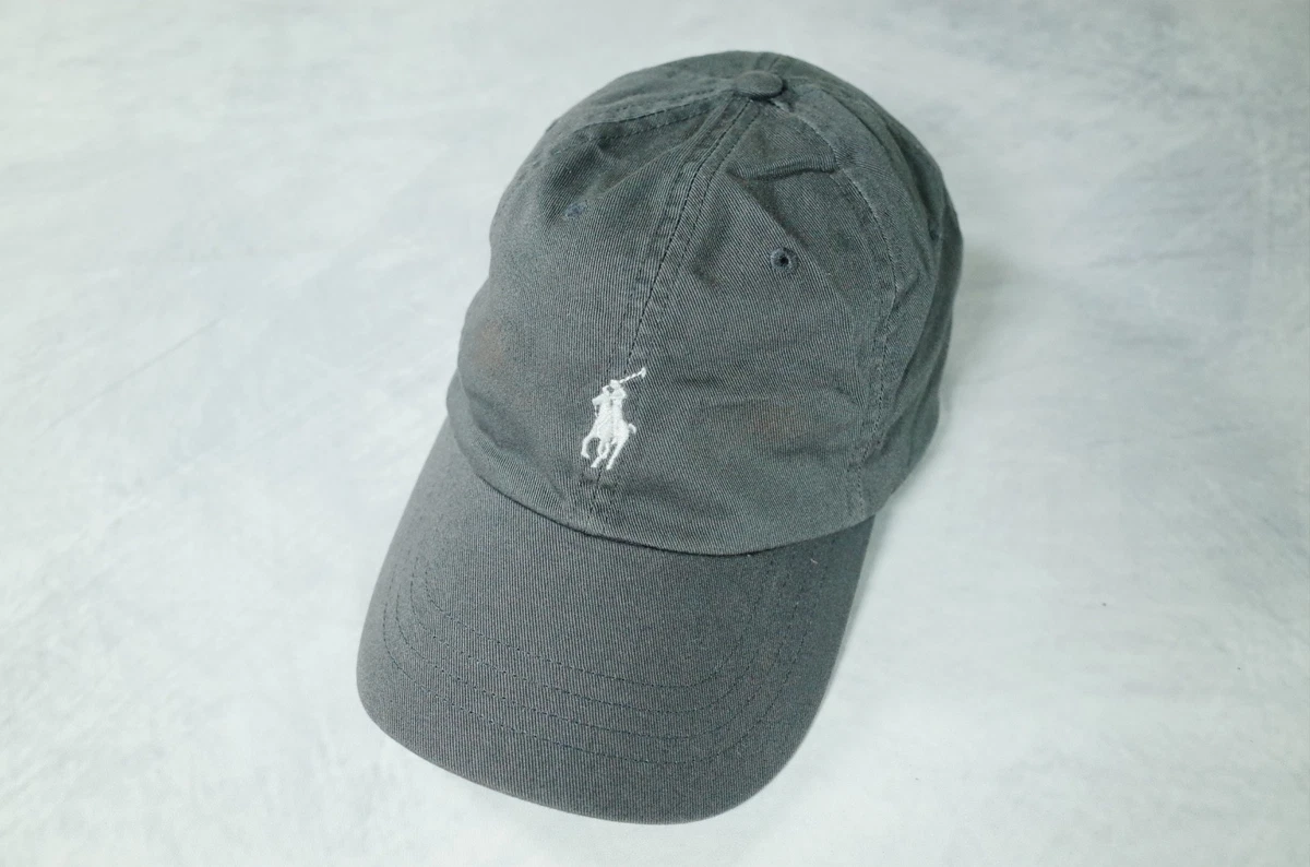 完売品 Polo Ralph Lauren 牛革 CAP グレー/ネイビー Polo Ralph Lauren Chino Baseball Cap - Relay Carson Blue | eBay