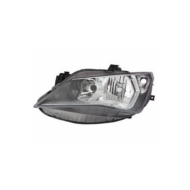 Phare avant gauche chromé H7 d'excellence pour Seat Ibiza 4 12-17