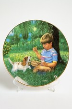 Hamilton Collection “Justin” Decorative Plate by Higgins Bond 1987