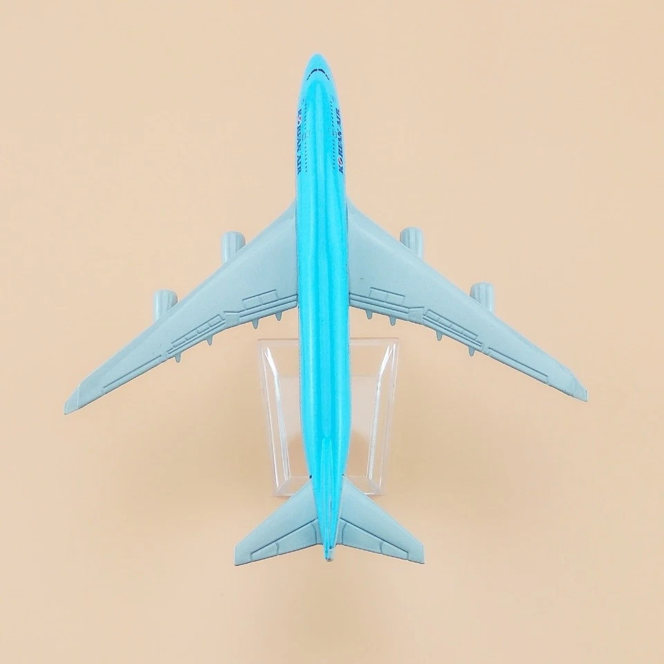 Modellino aereo pressofuso in lega 1:400 16 cm Korean Air Boeing 747-400... - Immagine 4 di 4