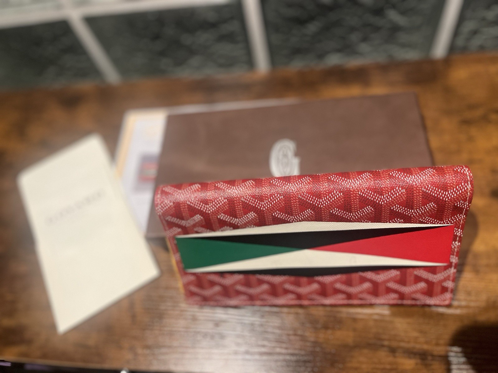 Authentic Goyard Richelieu long wallet