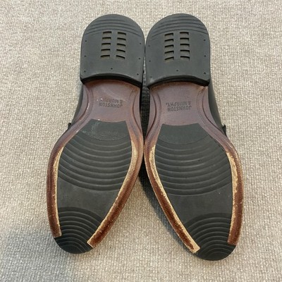 Johnston & Murphy Shoes Mens 11.5 M Black Leather Dress Penny Loafers 4691 Italy Johnston & Murphy Shoes Mens 11.5 M Black Leather Dress  main image 2