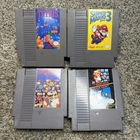 Nintendo NES Lot of 4 Games Tetris Super Mario Bros 3 Dr Mario Duck Hunt