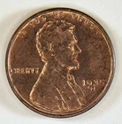 1935 S Lincoln Wheat Cent Penny AU