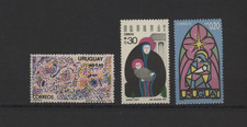 S54286 Uruguay 1975 MNH** Timbres de Noël 3 Valeurs Neuf