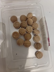 3/8" Wood Work Buttons Madison Mill Carpentry