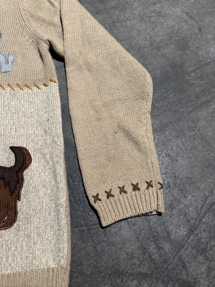 All Points собаки кардиган свитер женщин средний винтажный Cottagecore новый с Ярлыками - Изображение 4 из 4