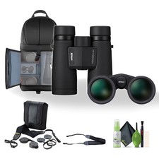 Nikon 8x42 Monarch M7 Binoculars Bundle With Neck Strap  Backpack And More