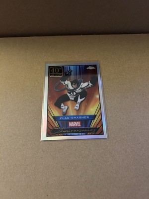 2025 Topps Chrome Marvel 40th Marvel Anniversaries Flag-Smasher