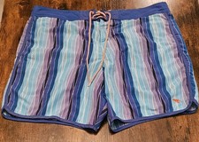 Ted Baker Swim Shorts Mens Size 5 Blue Purple White 36" Lobster
