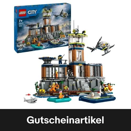 LEGO City 60419 Polizeistation auf der Gefängnisinsel Bausatz, Mehrfarbig