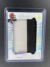 2025 Panini Flawless Baker Mayfield Down and Dirty Patch Browns Silver 1/13