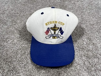 VINTAGE Ryder Cup Oak Hill Hat Cap Snap Back Mens Large White Golf New Era 90s