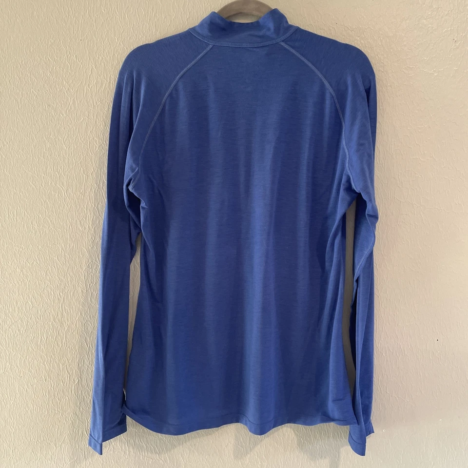 Paradox Pullover Womens XL Purple Merino Blend Base Layer 1/4 Zip - Image 4 of 4