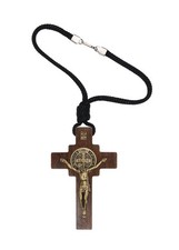 Car Rearview Mirror Rosary St Benedict Crucifix